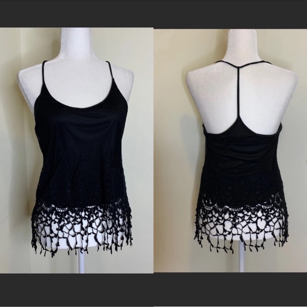 Fringe Lace Tank